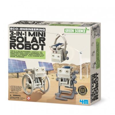 3-IN-1 Mini Solar Robot - 1