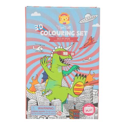 3D Boyama Seti Scifi Fun 5 Yaş Üzeri - 1
