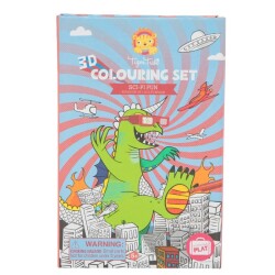 3D Boyama Seti Scifi Fun 5 Yaş Üzeri - Tiger Tribe