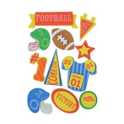 3D Eva Sticker Go Team - Bu Bu