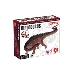 4D Puzzle Diplodocus - Thumbnail