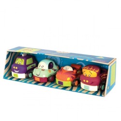 4lü Araba Seti 1 Yaştan İtibaren - B Toys