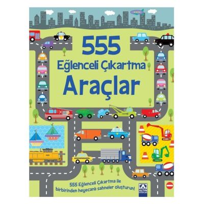555 Eğlenceli Çıkartma Kitabı Araçlar - 1