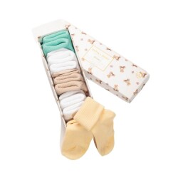 5li Paket Bamboo Newborn Bebek Çorap - Katia