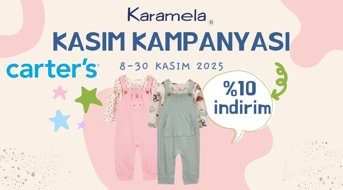 Carters Kasım İndirimi Karamela'da 