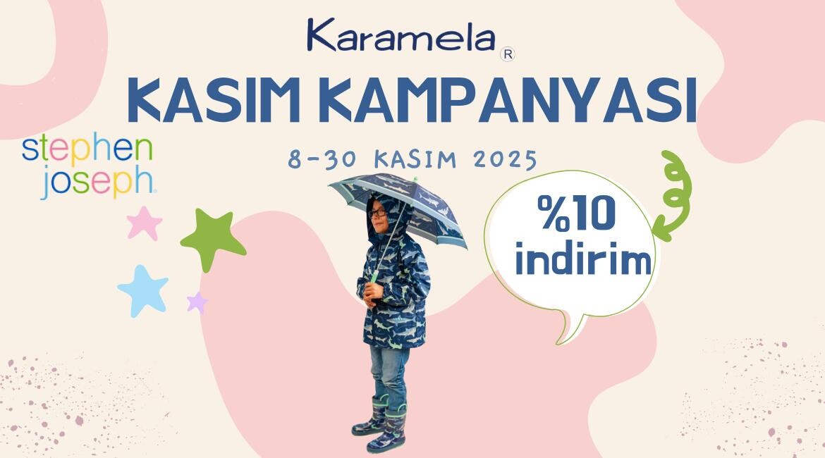 Stephen Joseph Kasım İndirimi Karamela'da 