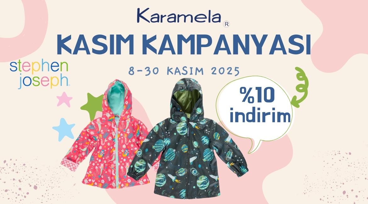 Stephen Joseph Kasım İndirimi Karamela'da 
