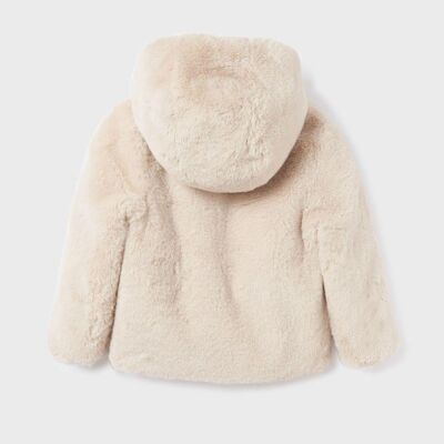 Abel Lula Kız Çocuk Çift Taraflı Kürklü Kaban 5870 - 4