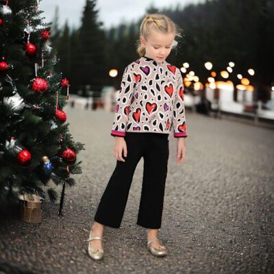 Abel Lula Kız Çocuk Triko Pantolon Takım 5780 - 1