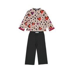 Abel Lula Kız Çocuk Triko Pantolon Takım 5780 - 4