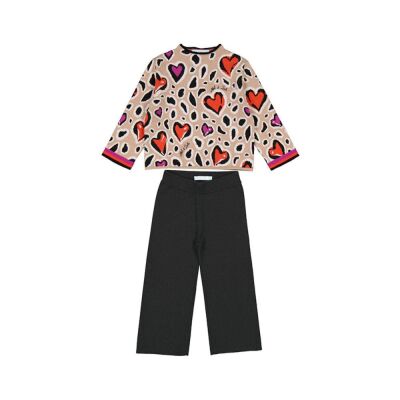 Abel Lula Kız Çocuk Triko Pantolon Takım 5780 - 4