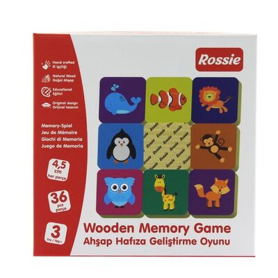Ahşap Hafıza Oyunu Memory Game