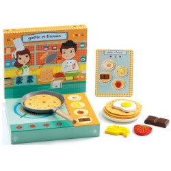 Ahşap Krep ve Kahvaltı Yapma Seti - Djeco