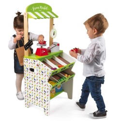 Ahşap Sebze ve Meyve Satış Tezgahı - Janod