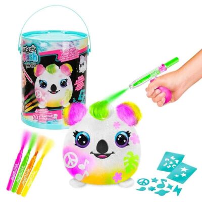 Airbrush Peluş Neon Squish Pals Boya Kutusu - 1