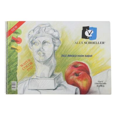 Alex Schoeller Resim Defteri 35 x 50 120 Gr 15 Yap - 1