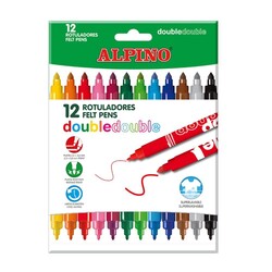 Alpino Keçeli Kalem 12 Renk Çift Taraflı Ar-002013 - Thumbnail