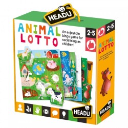 Animal Lotto Montessori (2-5 Yaş) - Headu