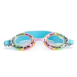 Aqua2ude Cheetah Rainbow Çocuk Deniz Gözlüğü Turkuaz Desenli
