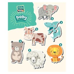 Art Kids Baby Hayvanlar 6 Model 19 Parça Puzzle - Thumbnail