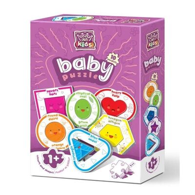 Art Kids Baby Şekiller ve Renkler 10 Model 20 Parça Puzzle