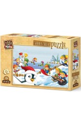 Art Kids Kış Sporcuları 25 Parça Ahşap Puzzle - Art Kids