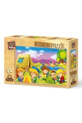 Art Kids Meraklı Kampçılar 25 Parça Ahşap Puzzle - Art Kids