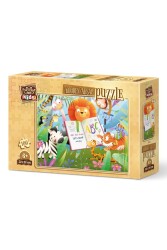 Art Kids Orman Okulu 100 Parça Ahşap Puzzle - Art Kids