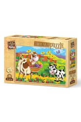 Art Kids Romantik İnek 25 Parça Ahşap Puzzle - Art Kids