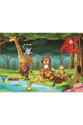 Art Kids Su Altı ve Orman Hayvanları 24+35 Parça Puzzle - Thumbnail