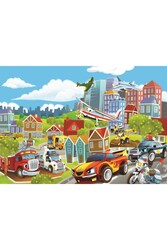 Art Kids Taşıtlar 100 Parça Puzzle - Thumbnail