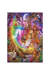 Art Puzzle Gökkuşağı Şatosu 500 Parça Puzzle - Thumbnail
