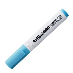 Artline Fosforlu İşaretleme Kalemi Pastel Mavi Kesik Uç 660 - Artline