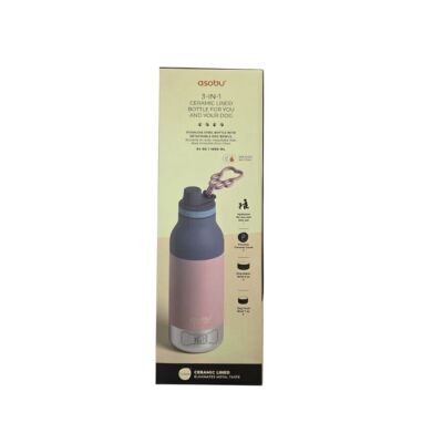Asobu Barky Bottle - Pastel Pink - 8