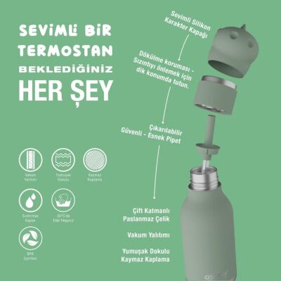 Asobu Bestie Bottle - Dinosaur - 4