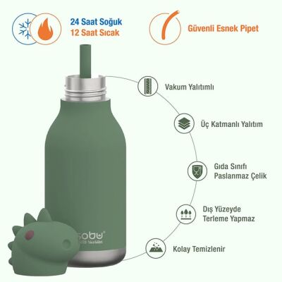Asobu Bestie Bottle - Dinosaur - 5
