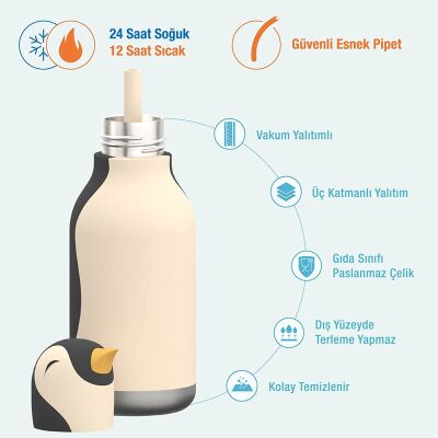 Asobu Bestie Bottle - Penguin - 4