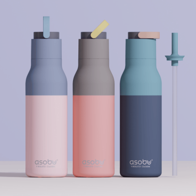 Asobu Metro Bottle - Pastel Blue - 2