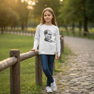 Atatürk Baskılı Uzun Kollu T-shirt - 4