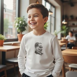 Atatürk Baskılı Uzun Kollu T-shirt - Karamela