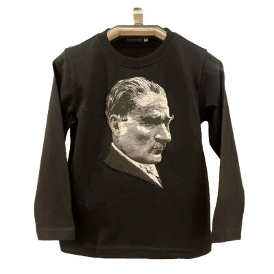 Atatürk Baskılı Uzun Kollu T-shirt - 1