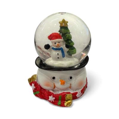 Atkılı Kardan Adam Kar Küresi Küçük Boy 6.5 Cm - 5