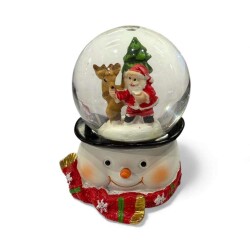 Atkılı Kardan Adam Kar Küresi Küçük Boy 6.5 Cm - 2