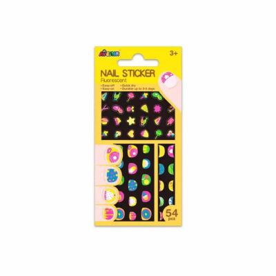 Avenir Floresan Tırnak Çıkartmaları - Cookie - 1