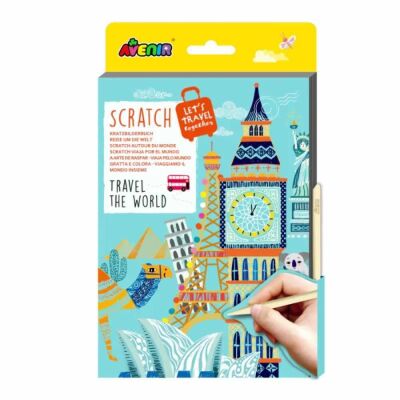 Avenir Mini Kazıma Kartları - Travel the World - 1