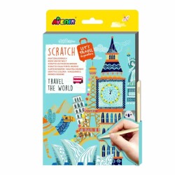 Avenir Mini Kazıma Kartları - Travel the World - Avenir