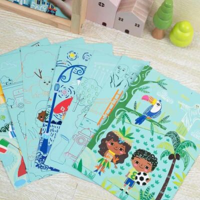 Avenir Mini Kazıma Kartları - Travel the World - 3