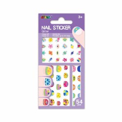 Avenir Simli Tırnak Çıkartmaları - Flower - Avenir