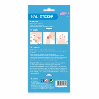 Avenir Simli Tırnak Çıkartmaları - Ocean - 3