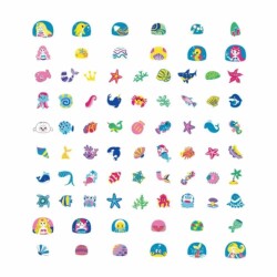 Avenir Simli Tırnak Çıkartmaları - Ocean - 2